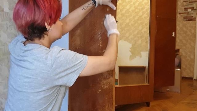 DIY Переделка старого советского шкафа