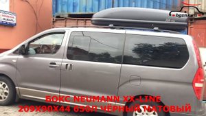 Автобокс Neumann XX-Line, багажник Turtle Air 1 на крыше Хендай Старекс (Hyundai Starex)