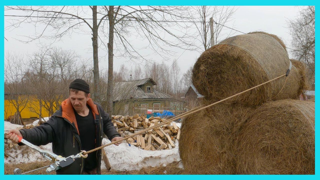 Гроза среди сугробов и слишком уже теплые деревенские будни! смотреть онлайн