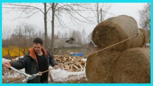 Гроза среди сугробов и слишком уже теплые деревенские будни!
