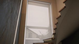 Установка рулонных штор в частный дом из секретной ткани ? #римскиешторы #рулонныешторы #жалюзи