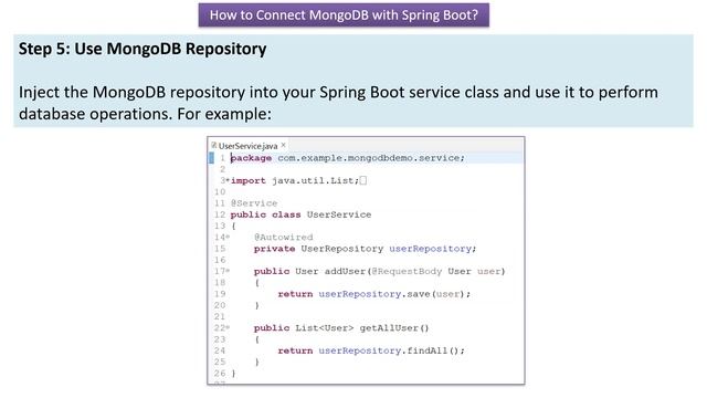 How to Connect MongoDB with Spring Boot?| How to Connect SpringBoot to MongoDB Database-Step by Ste