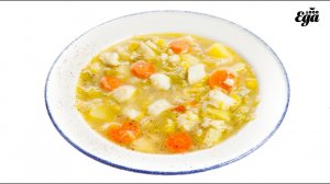 Поррусальда кон бакалао — испанский суп