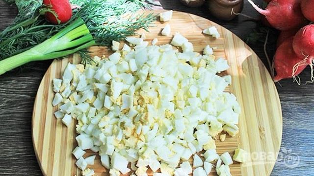 Классическая окрошка на квасе