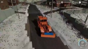 Фс19 контракт:Очистка снега село Бурлаки  БашкирАгроИнвест