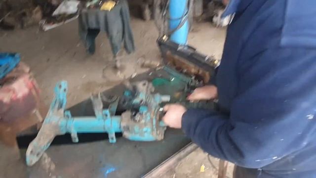 #T40#Какставитьпружинынапереднейбортовойт40ам#трактор#ремонтТ40ам Восстановление т 40 ам часть 6