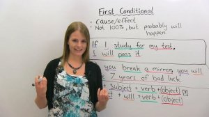 Learn English with Emma: vocabulary, culture, and the first conditional!