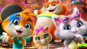 44 КОТЁНКА - Собираем пазлы вместе с MariKMV