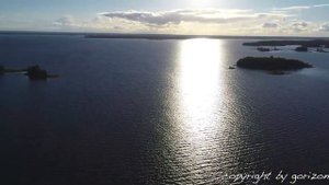 Вышневолоцкое водохранилище с высоты птичьего полёта