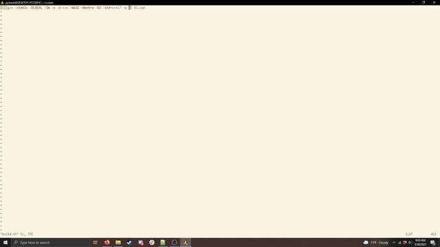 My Competitive Programming Setup