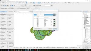 Создание теней от 2D деревьев на плане этажа в программе ARCHICAD