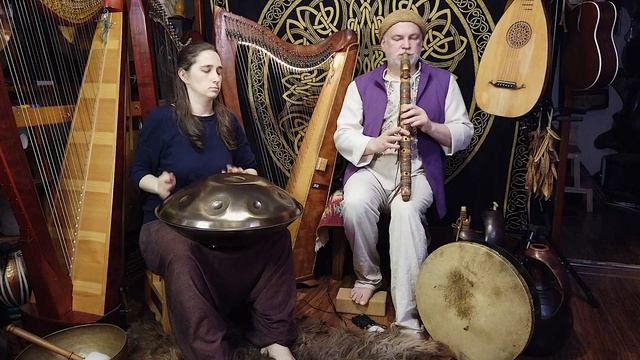 Alizbar & Anna Baturova Презентация Ханг & Гибридная индейская флейта /Pantam & indian hybrid flut смотреть онлайн