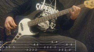 The Rasmus - In the Shadows Bass Cover (Tabs)