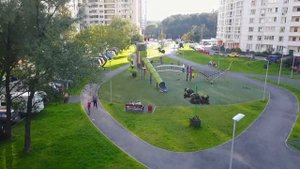 Благоустройство в 9 микрорайоне Теплого Стана 2019