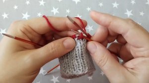 Ленивый жаккард для носочков. Простой, красивый, легко вяжется.