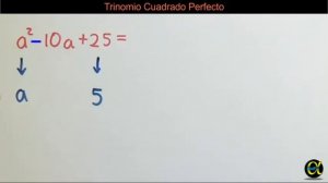 Factorización de un Trinomio Cuadrado Perfecto Video 5 de 12