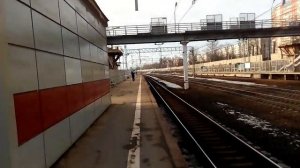 Москва 2081 ж/д платформа Новоподрезково (будущая станция МЦД D3) зима день