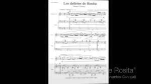 SUITE CARIBEANA by Ailem Carvajal (2010) for clarinet (Eb) and piano.