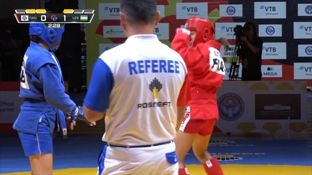 LOTKOVA Vera vs AZATOVA Shakhzoda. World SAMBO Cup 2023 in Kyrgyzstan