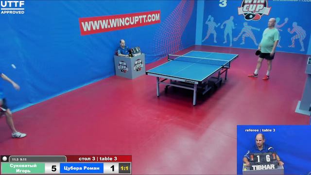 Суковатый Игорь 3-2 Цубера Роман Восток 5 WINCUP 11.09.21 Прямая Трансляция Зал 3 смотреть онлайн