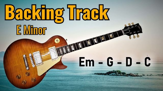 Pop Rock BACKING TRACK E Minor | Em G D C | 80 BPM | Guitar Backing Track смотреть онлайн