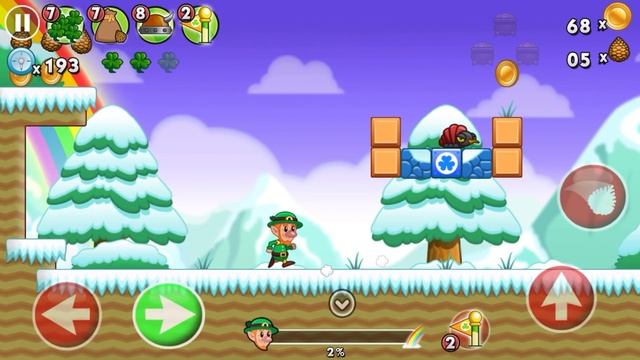 Cool platformer game Leps World / Playing for the first time / Complete 2-1- 2-3 level смотреть онлайн