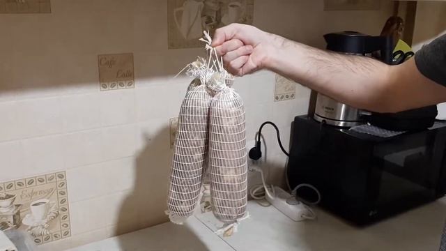 Домашняя ветчина в коллагеновой пленке из свинины (карбонад). смотреть онлайн