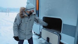 Автодом 4x4 для зимней рыбалки и охоты. Полноприводный внедорожный кемпер Bimobil Husky 230