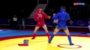 Finale Championnats D'Europe 2014- Sambo Combat - Charly SCHMITT (Fr) Vs Zaur AZIZOV (Ru)