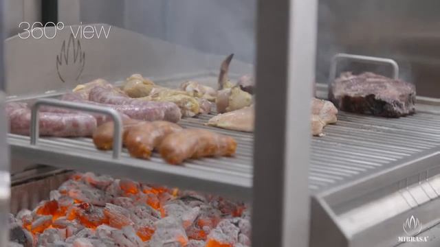 Угольная печь на дровах Mibrasa смотреть онлайн