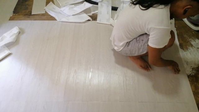 DIY Floor Sticker Vinyl Installation from Divisoria (House Renovation Part 1) Tagalog смотреть онлайн