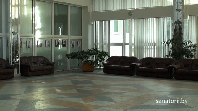 Санаторий Нафтан - холл (корпус №1), Санатории Беларуси смотреть онлайн