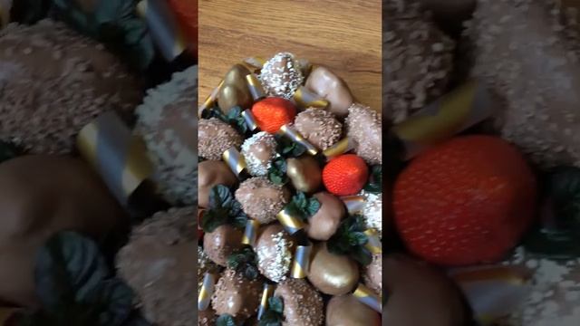 Клубничное сердце , Клубника в шоколаде, Клубника в коробке, клубничные букеты !