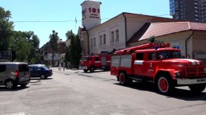 Днепр: государственная пожарная часть № 2 - видео Виталия Пискуна