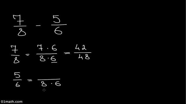 779 Элементарные действий при вычитании дробей B2 смотреть онлайн