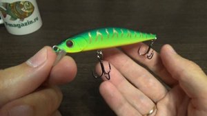 Видеообзор воблера Mottomo Leo 90SP по заказу Fmagazin