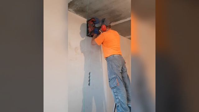 Штробы под электрику штроборезом hilti dc se20 с пылесосом hilti vc 20u. Штробление в кирпиче