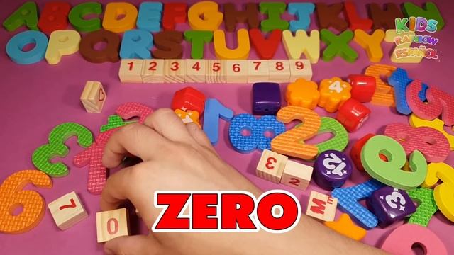 Aprender Letras del Alfabeto Inglés y Números para Niños