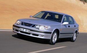 Краш тест  Saab 9-5  1998