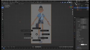 01- Post Boy Character Modelling -  Setup and Blocking in Blender