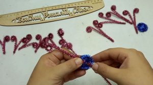 Снежинка Из Синельной Проволоки Своими Руками