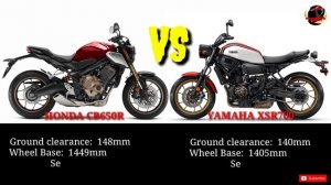 HONDA CB650R VS YAMAHA XSR700 / COMPARISON SPECS AND PRICE!
