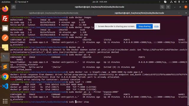 Docker Tutorial For Beginners #10 Docker: Error Response From Daemon: Driver Failed Programming