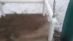 Как сделать качели. Качели из пвх трубы.