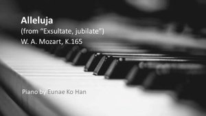 "Alleluja" from Exsultate, jubilate - W.A. Mozart, K.165 (Piano Accompaniment)