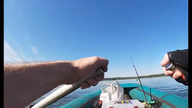 Рыбалка на спиннинг.Ловля щуки.Щука на лягушку!Рыбалка в Финляндии! смотреть онлайн