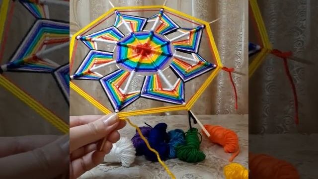 Радужная мандала-1.  Часть 4