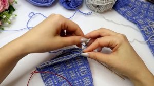 Простые Мужские носки спицами Мастер класс