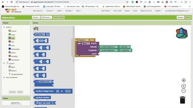 How to get Your location using MIT App inventor 2