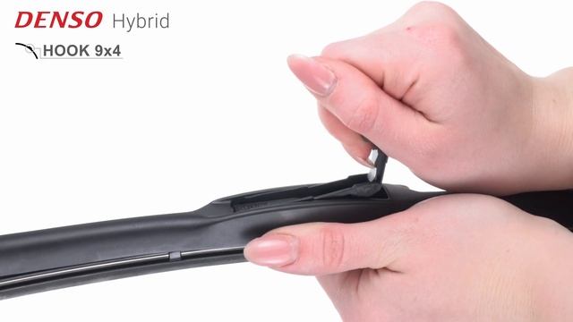 Установка дворников Denso Hybrid DUR - Hook